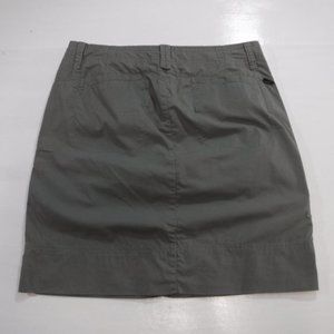 Eddie Bauer Gray Drawstring Cargo Outdoor Skirt